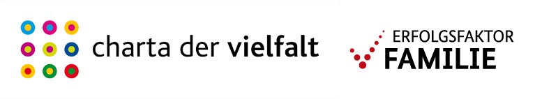 Charta der Vielfalt Logo und Erfolgsfaktor Familie Logo