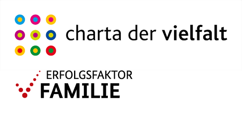 Charta der Vielfalt Logo und Erfolgsfaktor Familie Logo